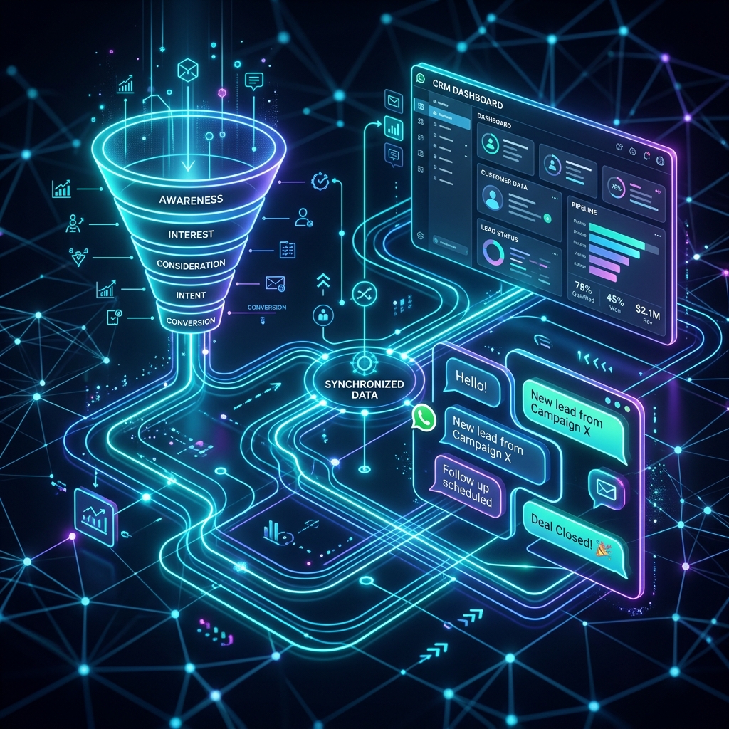 Automação Comercial, CRM & WhatsApp