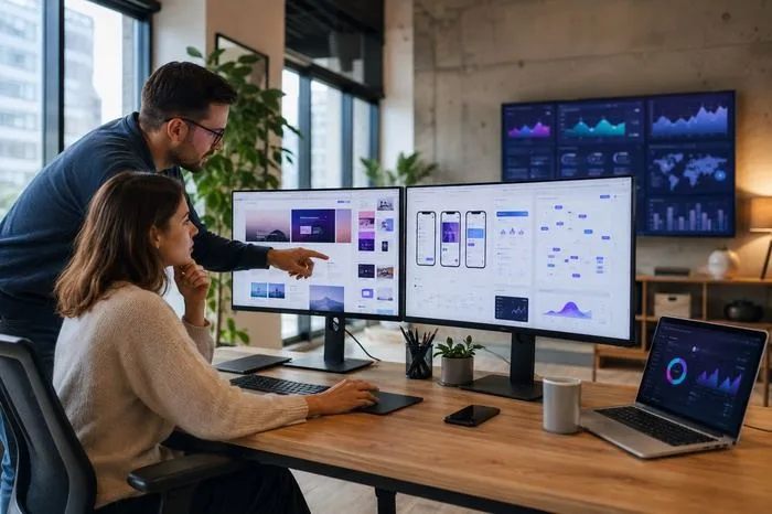 Planejamento de um site profissional para conectar experiência digital e conversão