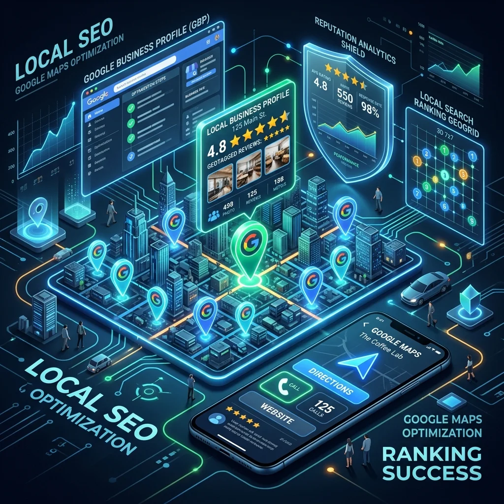 SEO Local e Google Business Profile Two Pixels