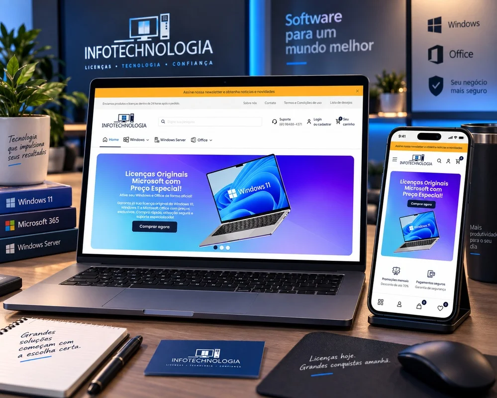 Infotechnologia – Loja Virtual de Licenças Microsoft e Soluções em Tecnologia