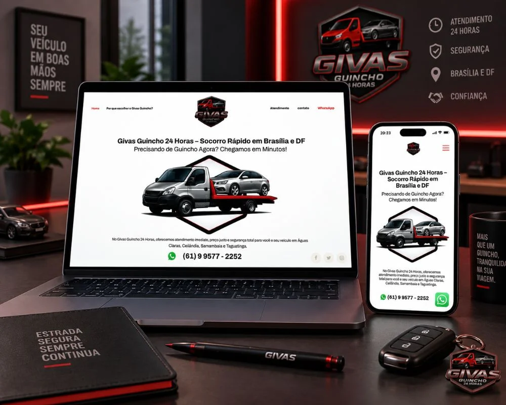 Givas Guincho 24 Horas – Landing Page