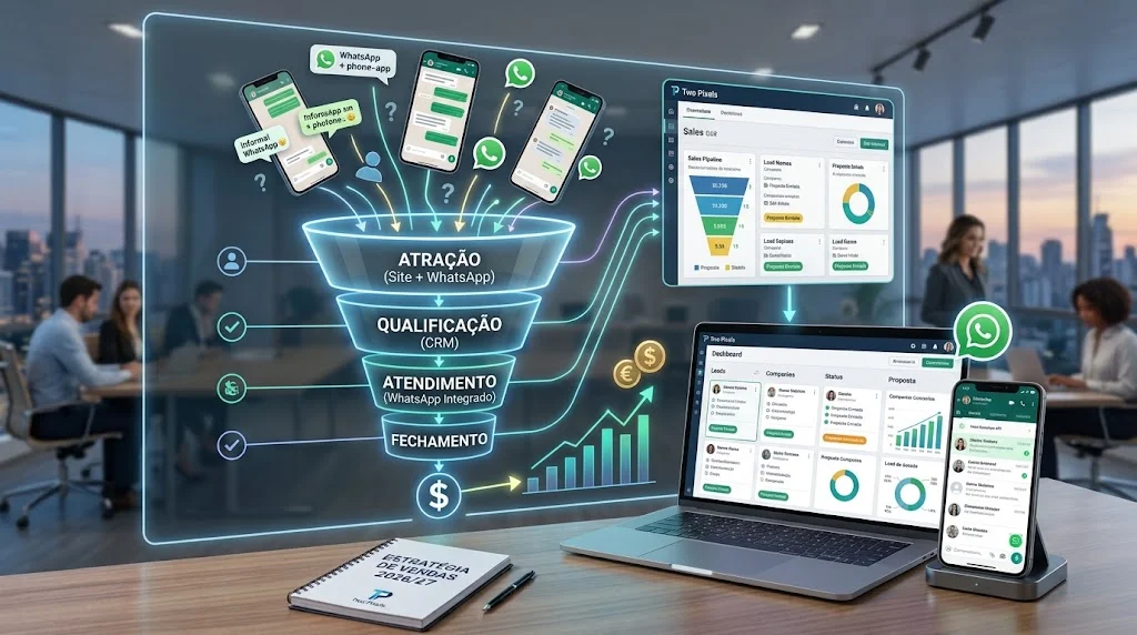 Como Transformar Whatsapp + Crm + Celular Em Um Processo Comercial Previsível E Escalável