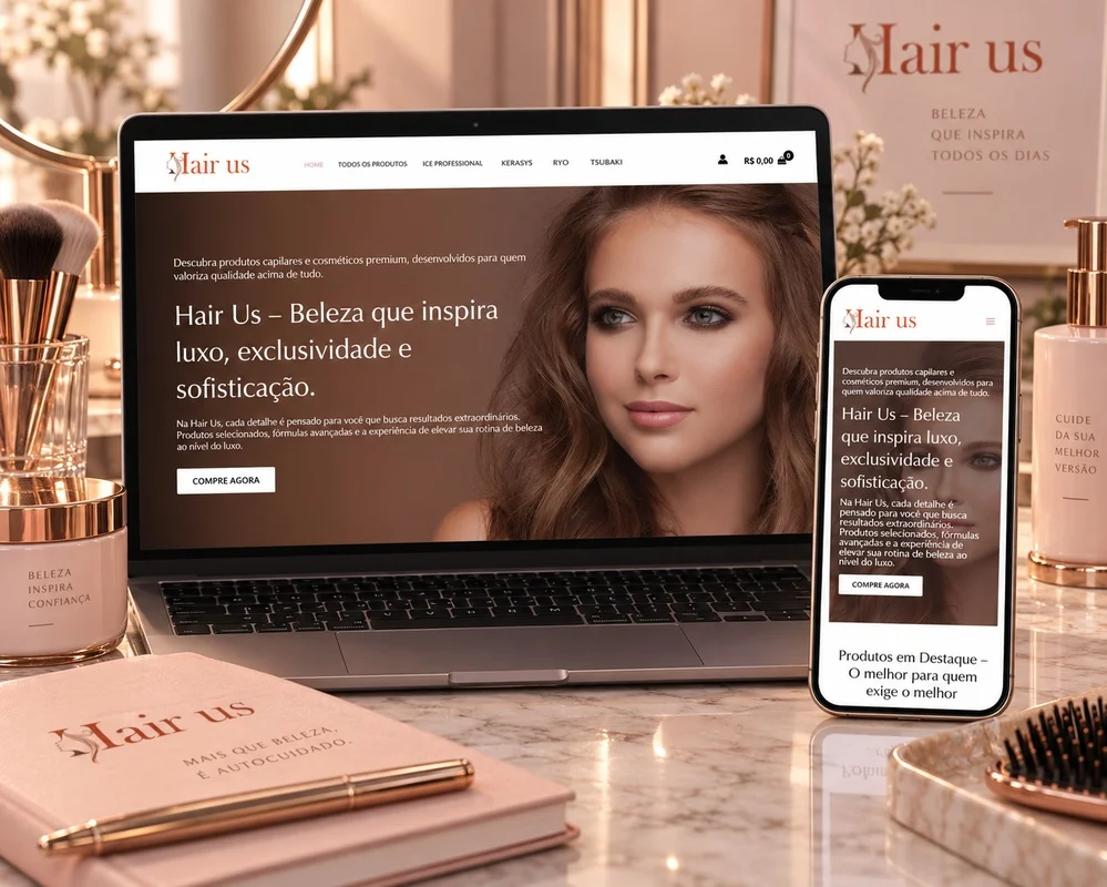 Hair Us – Loja Virtual de Cosméticos e Produtos Capilares Premium