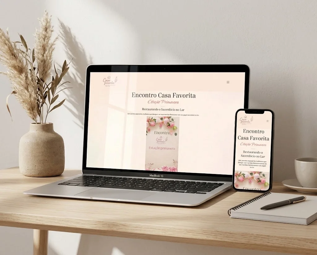 Landing Page de Evento – Encontro Estação Primavera (Casa Favorita)